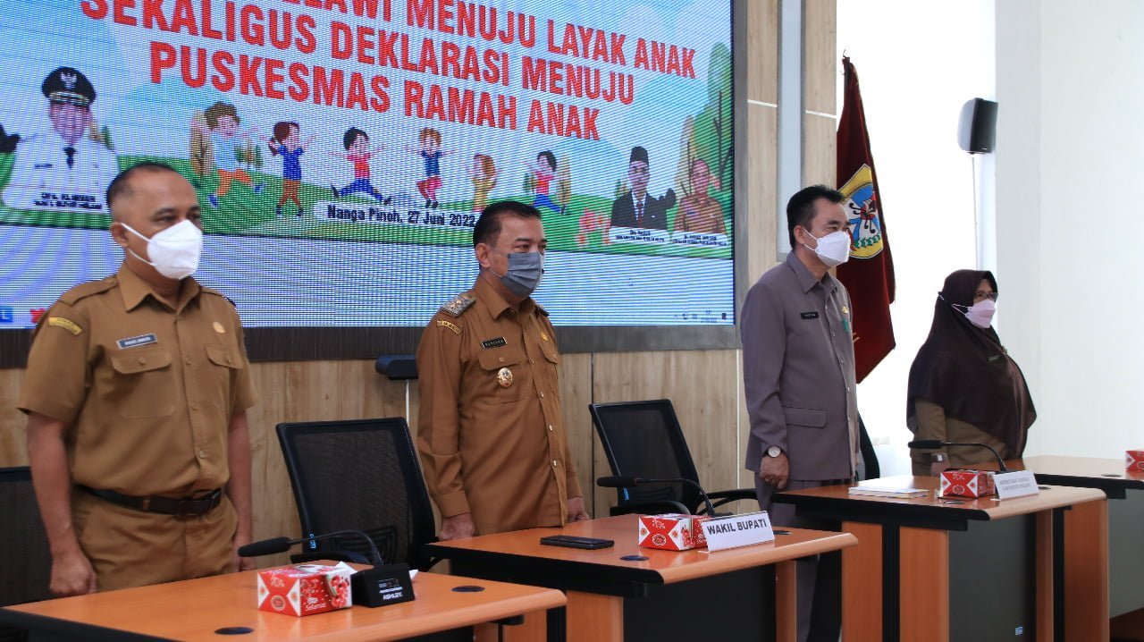 Wakil Bupati Melawi Dorong Terwujudnya Puskesmas Ramah Anak
