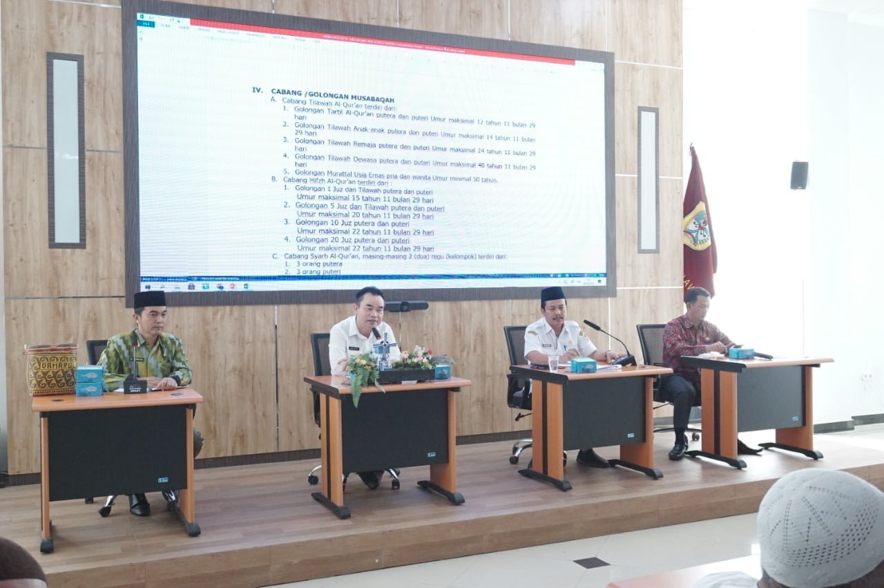 Rapat Koordinasi Persiapan Pelaksanaan MTQ ke-VII Kabupaten Melawi