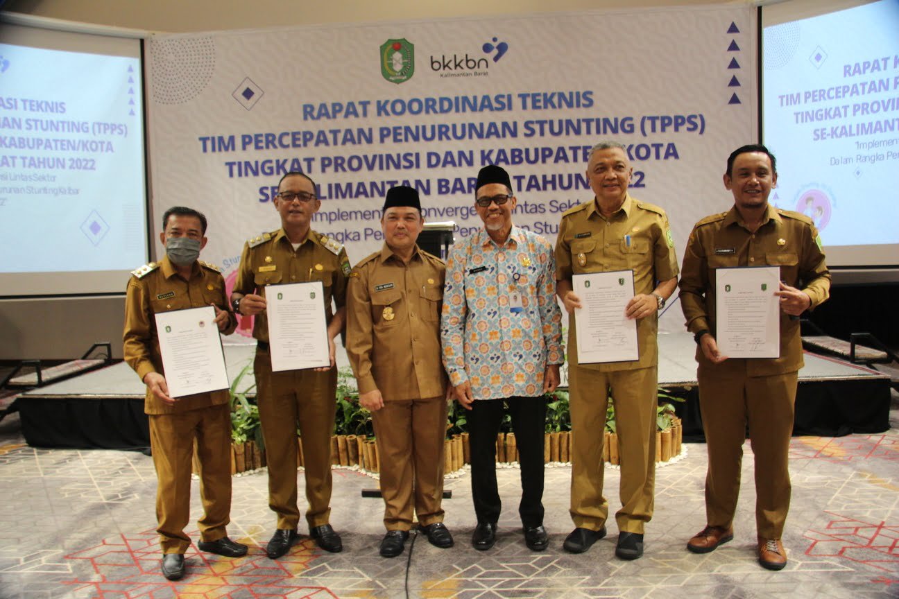 Wakil Bupati Melawi Hadiri Rapat Kerja Teknis Tim Percepatan Penurunan Stunting Tingkat Provinsi