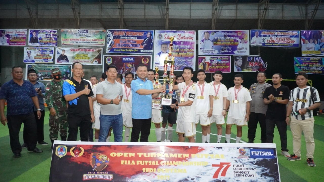 Bupati Melawi Menutup Secara Resmi Ella Futsal Championship