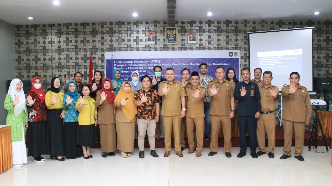 Pemkab Melawi dan USAID ERAT Selenggarakan FGD Dampak Perkawinan Anak Pada Aspek Pendidikan, Kesehatan, dan Kemiskinan