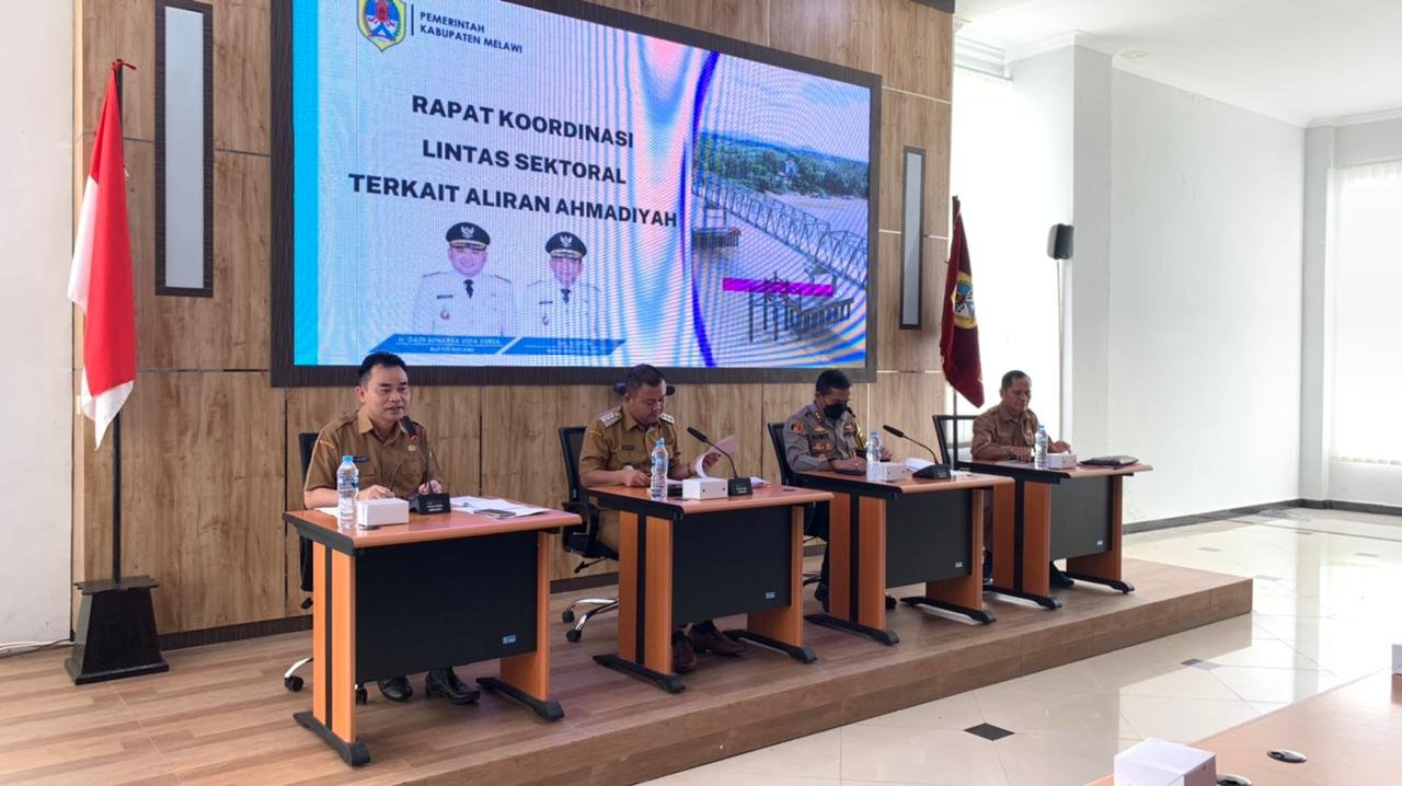 Bupati Melawi Pimpin Rapat Koordinasi Lintas Sektoral Terkait Aliran Ahmadiyah