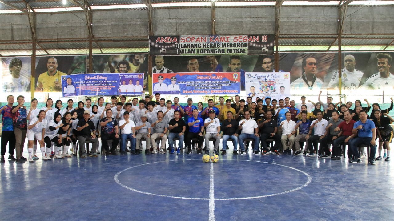 Jalin Silaturahmi, Tim Futsal Kabupaten Melawi dan Kapuas Hulu Lakoni Laga Persahabatan