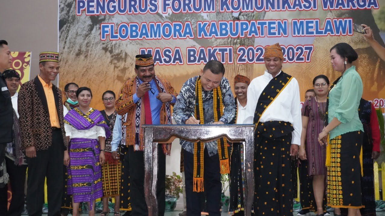 Bupati Melawi Hadiri Pengukuhan Pengurus Forum Komunikasi Warga Flobamora Kabupaten Melawi