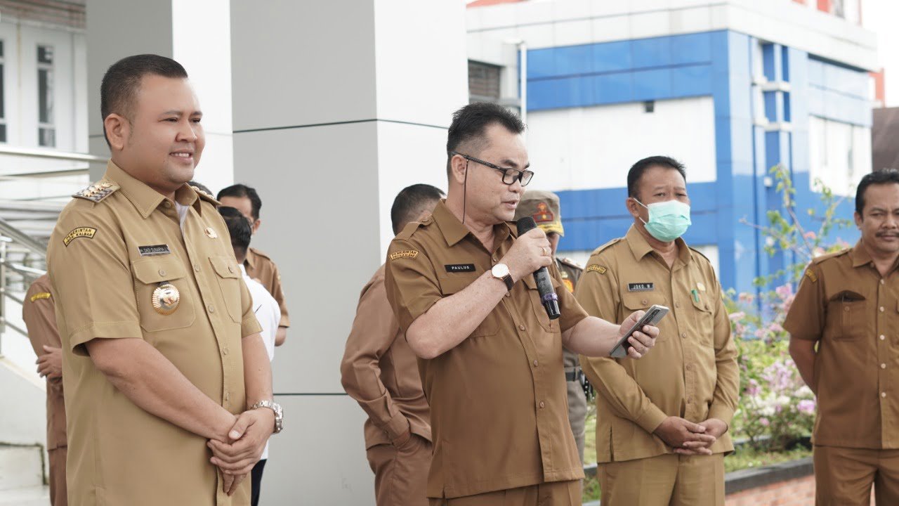 Bupati Melawi Launching Aplikasi Absensi Online Berbasis Elektronik NYAGAM