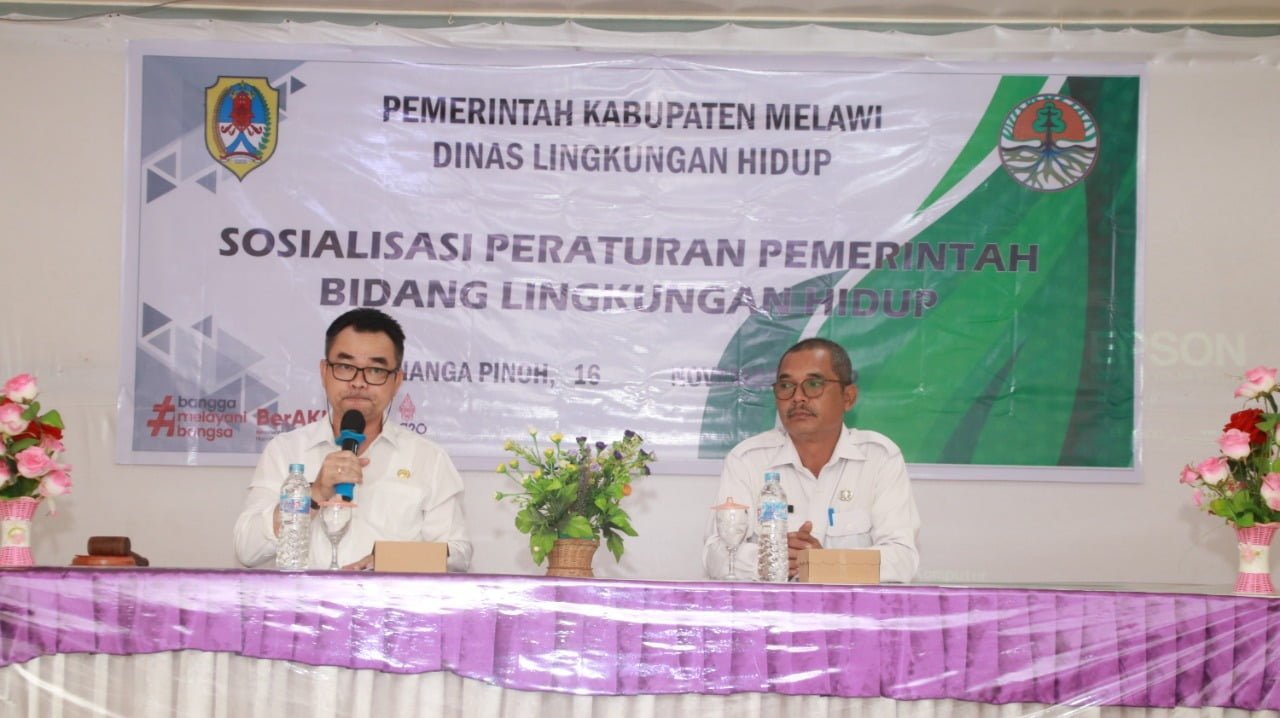 Sekda Buka Sosialisasi Peraturan Pemerintah Bidang Lingkungan Hidup di Kabupaten Melawi