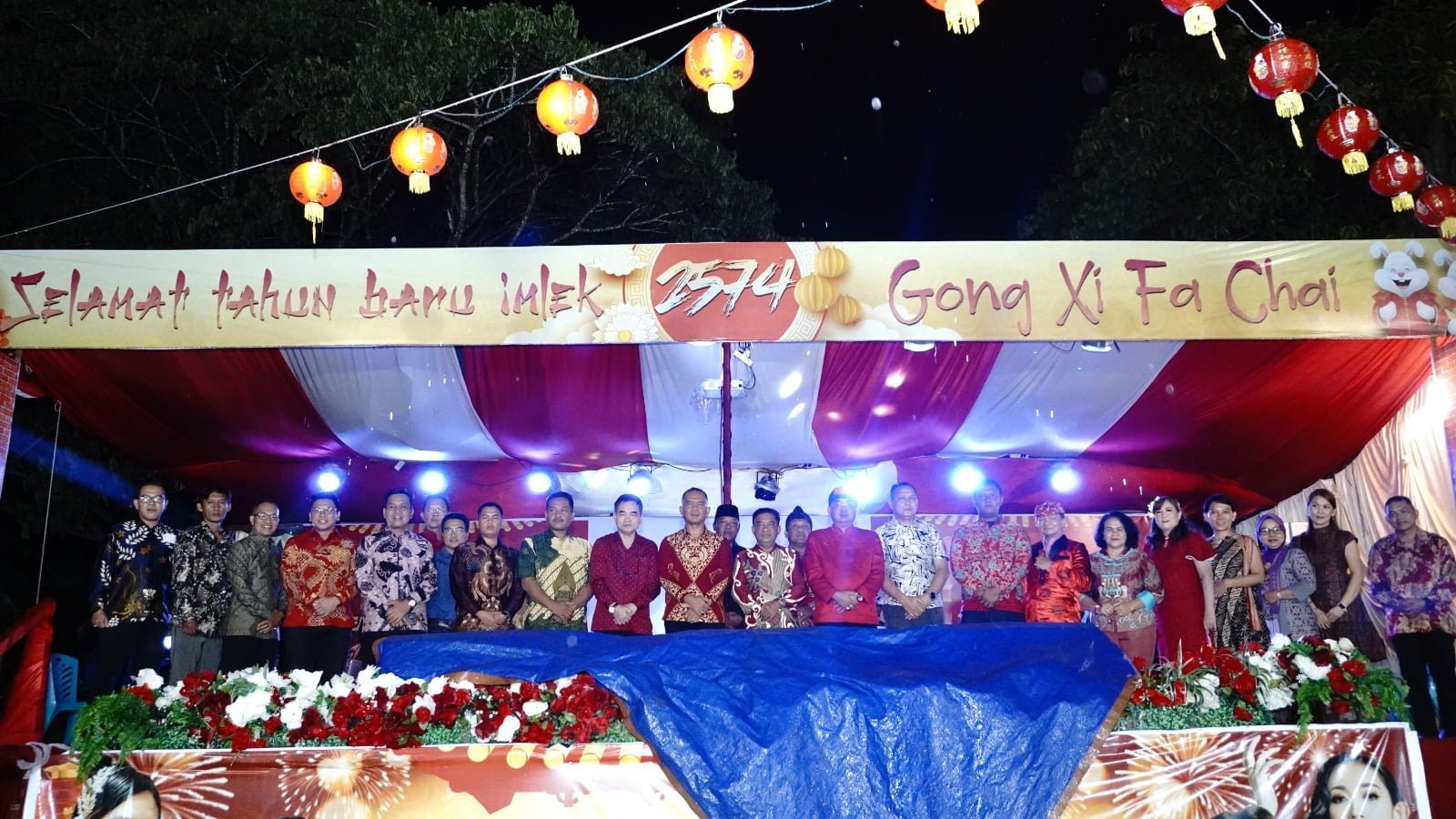 Wakil Bupati Melawi Hadiri Puncak Perayaan Cap Go Meh Tahun 2023 di Kabupaten Melawi