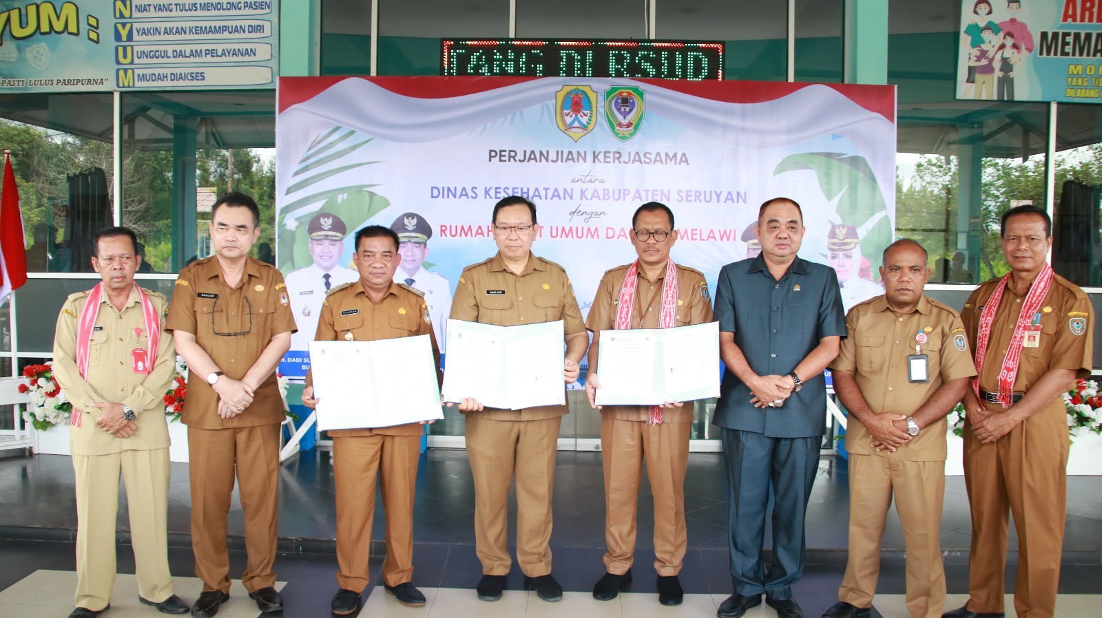 Pemerintah Kabupaten Melawi dan Pemerintah Kabupaten Seruyan Jalin Kerjasama Bidang Kesehatan