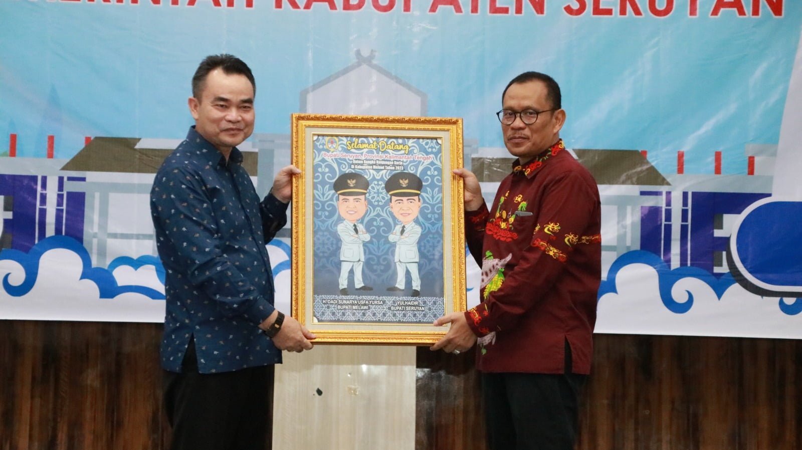 Pemerintah Kabupaten Melawi dan Pemerintah Kabupaten Seruyan Tingkatkan Silaturahmi Antar Daerah