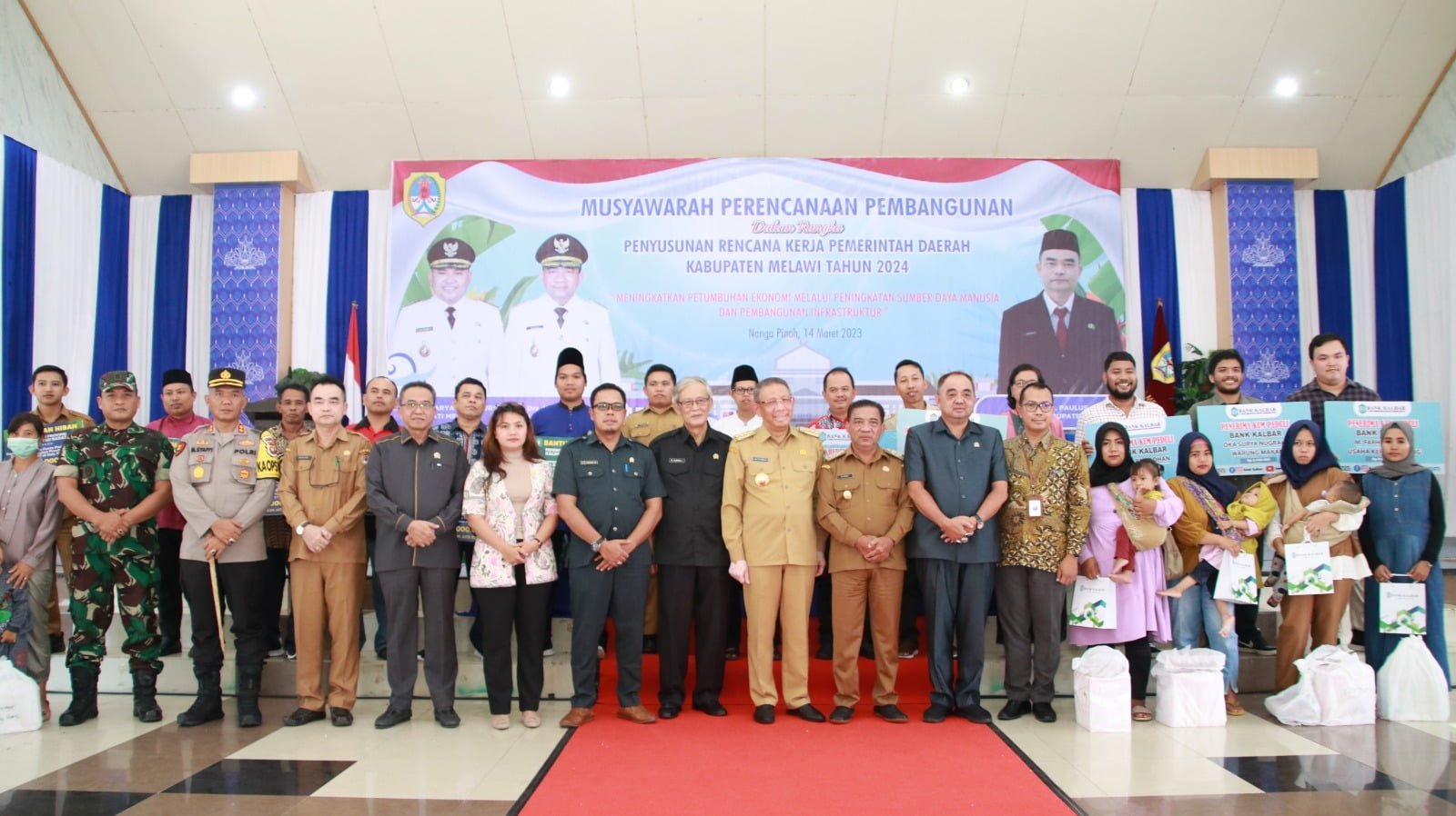 Wakil Bupati Buka Musrenbang RKPD Kabupaten Melawi Tahun 2024