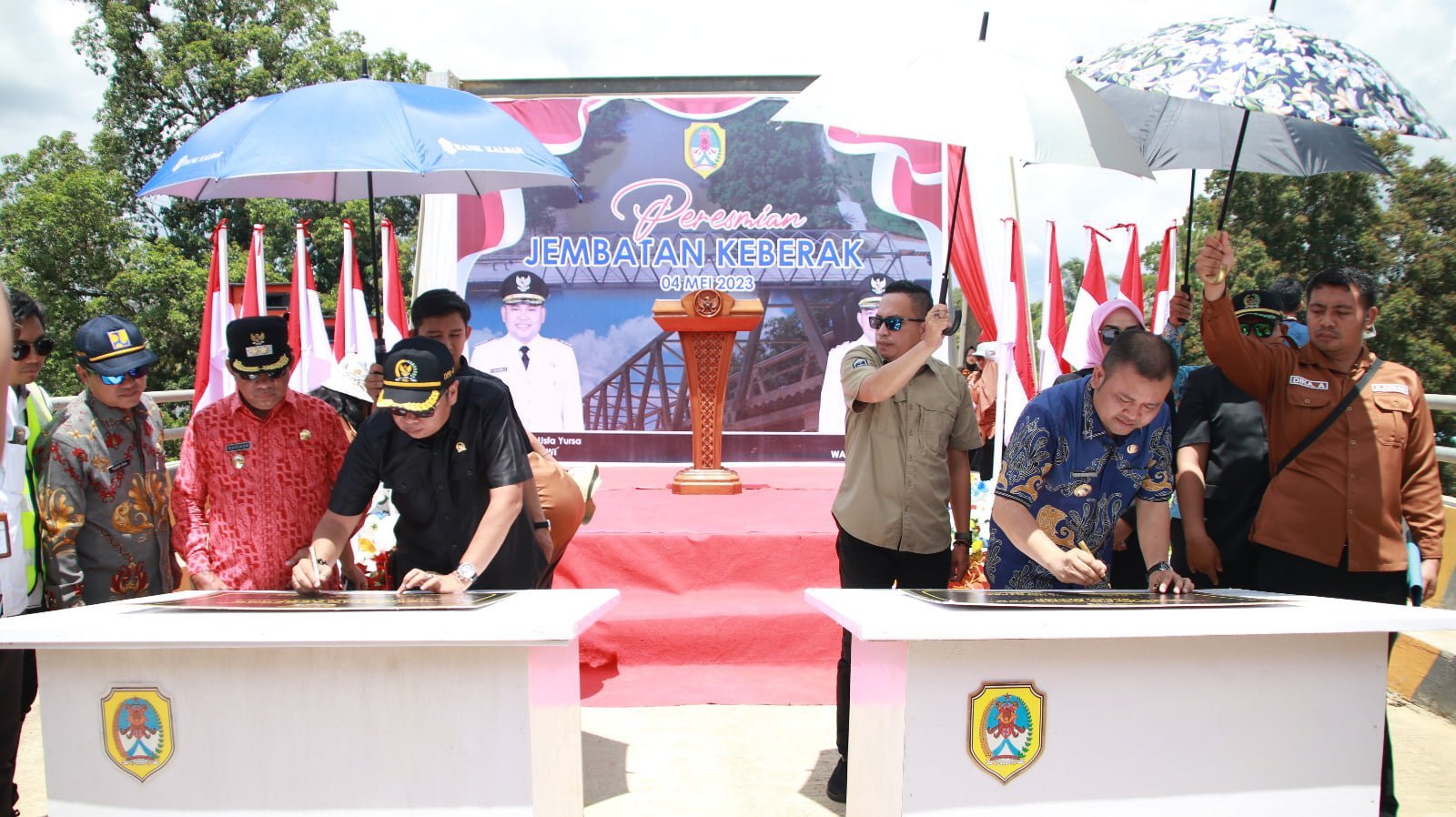 Peresmian Jembatan Keberak, Wujudkan Pemerataan Pembangunan dan Buka Akses Warga