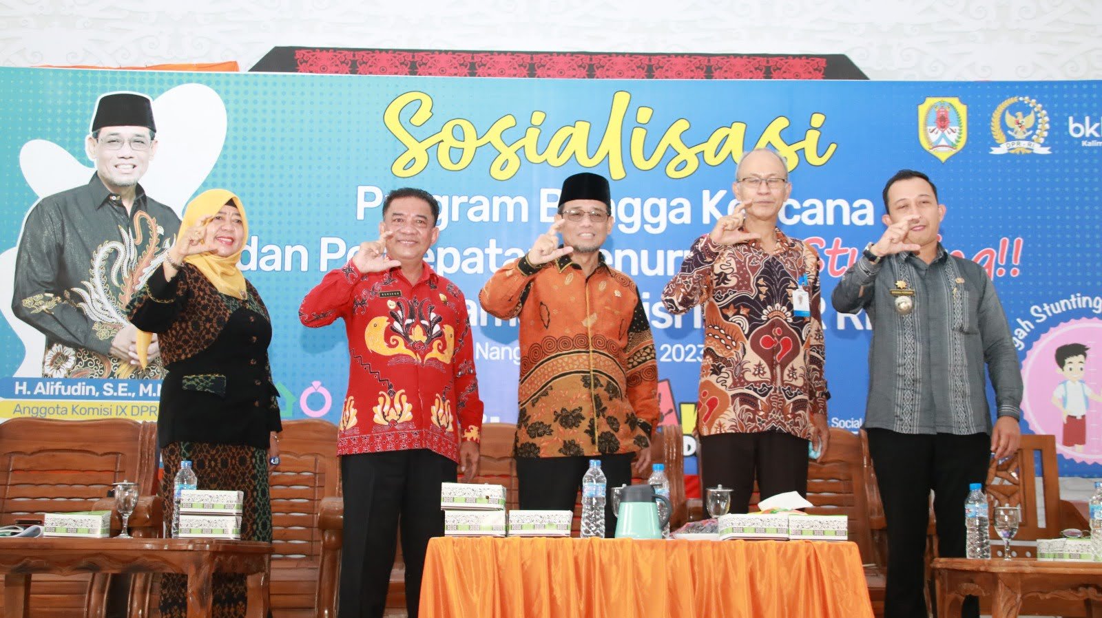 Wakil Bupati Melawi Buka Sosialisasi Program Bangga Kencana dan Percepatan Penurunan Stunting