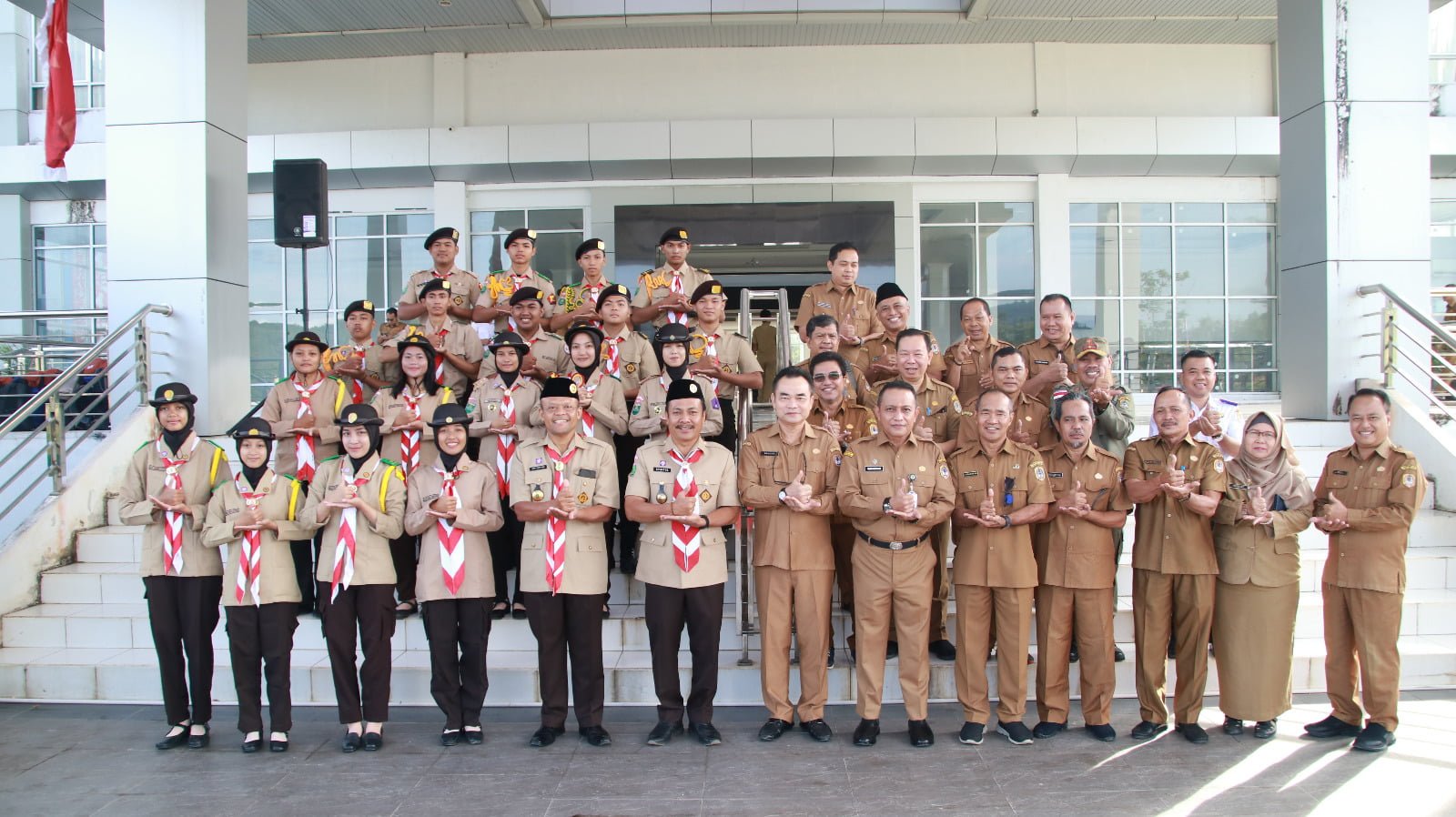 Sekda Melawi Lepas Kontingen Raimuna Nasional XII asal Kabupaten Melawi