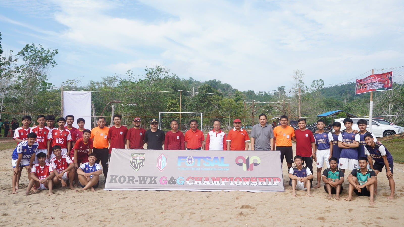 Wakil Bupati Buka Turnamen Futsal Pantai KOR-WK G&G Championship 2023