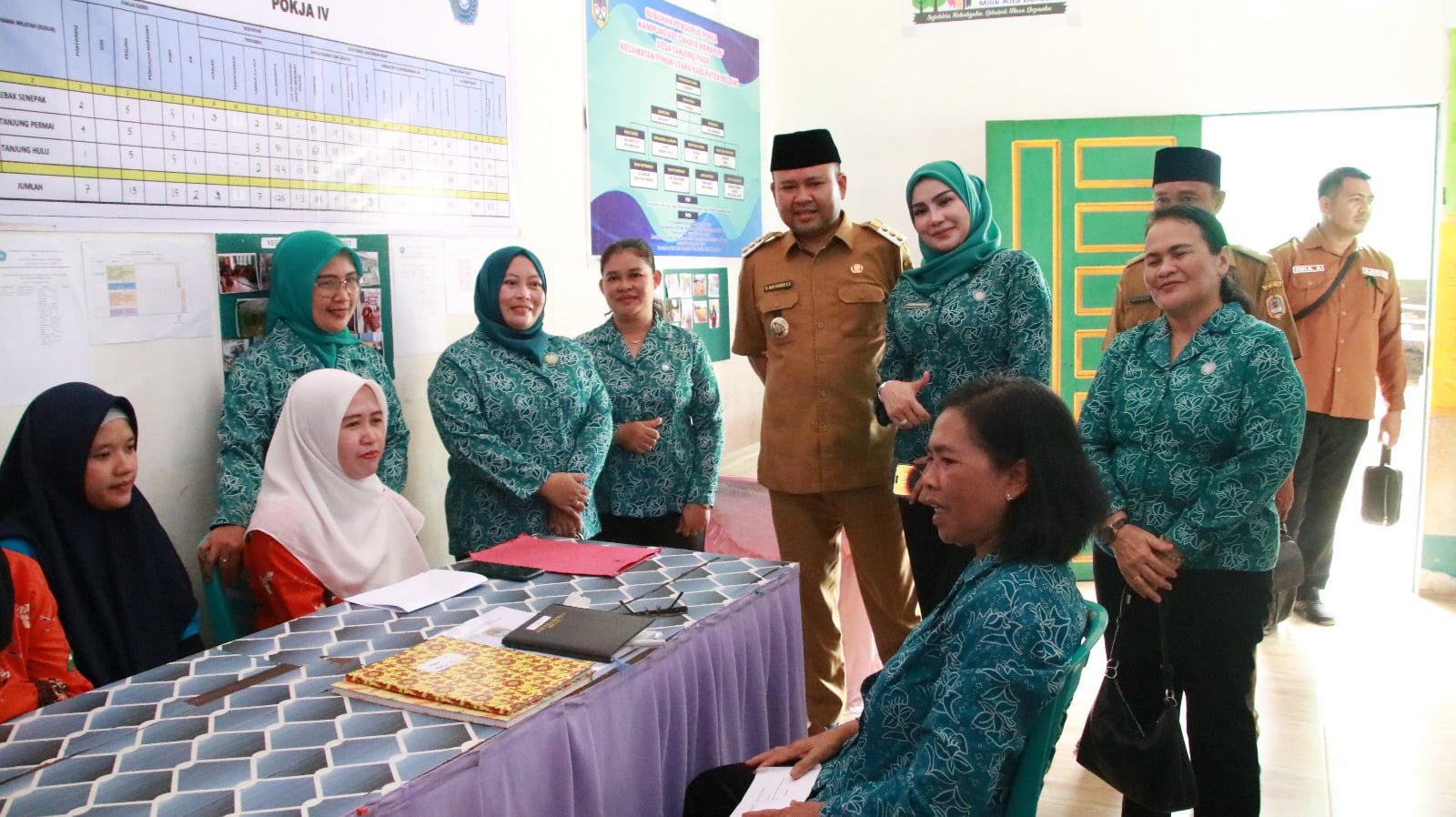 Desa Tanjung Paoh, Kecamatan Pinoh Utara Wakili Kabupaten Melawi Lomba Lingkungan Bersih dan Sehat Tingkat Provinsi Kalimantan Barat Tahun 2023