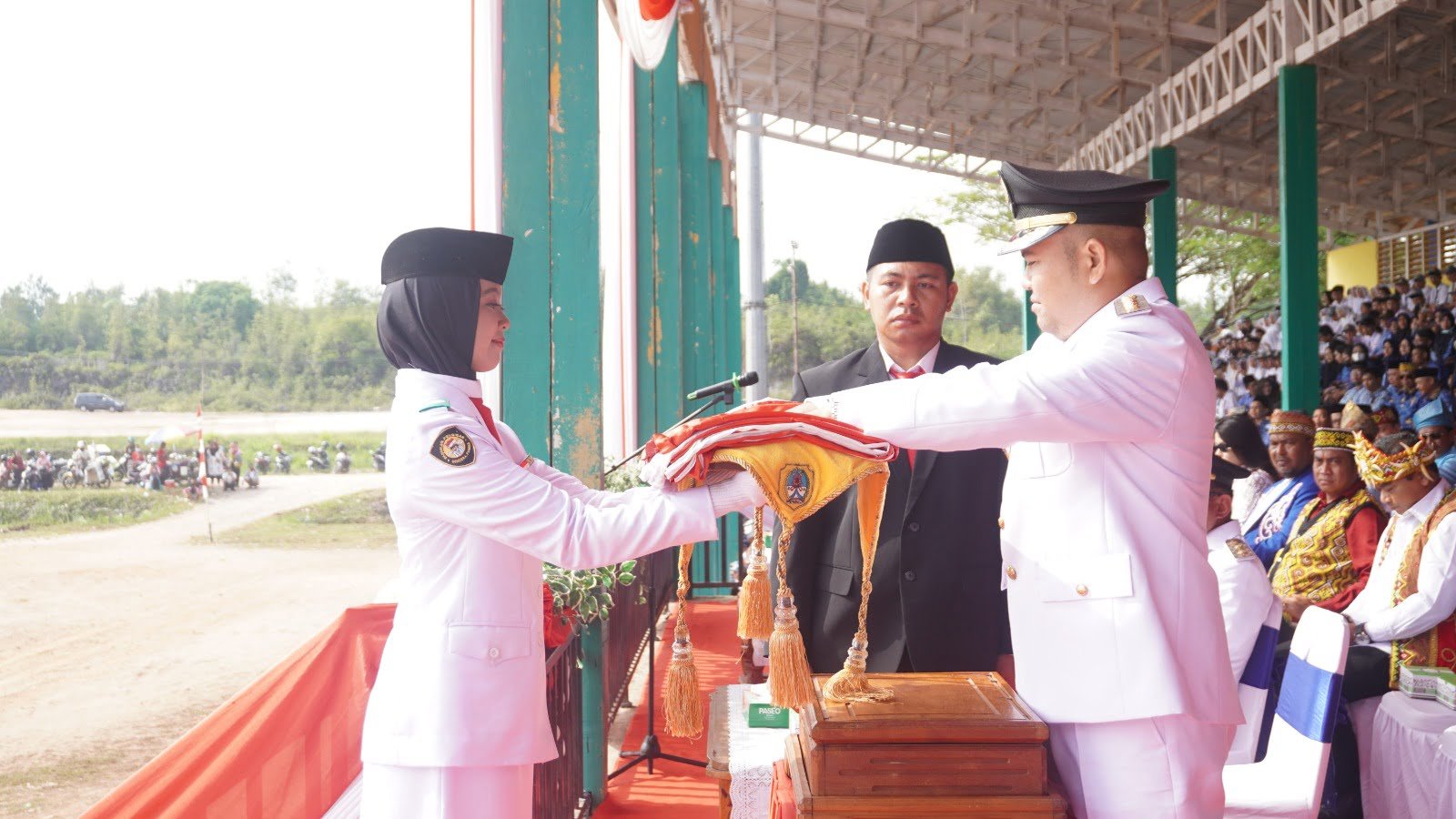 Bupati Melawi Pimpin Upacara Peringatan HUT ke-78 Republik Indonesia