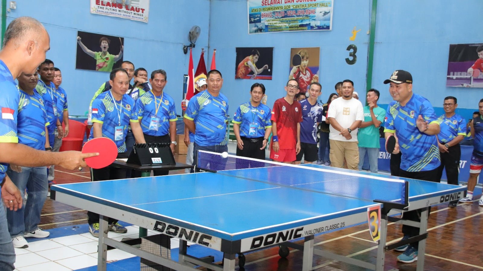 Bupati Melawi Buka Open Turnamen Tenis Meja Melawi Cup 2023
