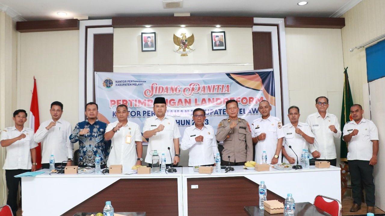 Bupati dan Wakil Bupati Melawi Hadiri Sidang Panitia Pertimbangan Landreform Redistribusi Tanah Tahun 2023