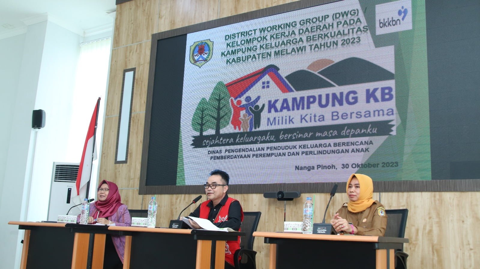 Pemkab Melawi Selenggarakan Rapat DWG Kelompok Kerja Daerah Pada Kampung Keluarga Berkualitas