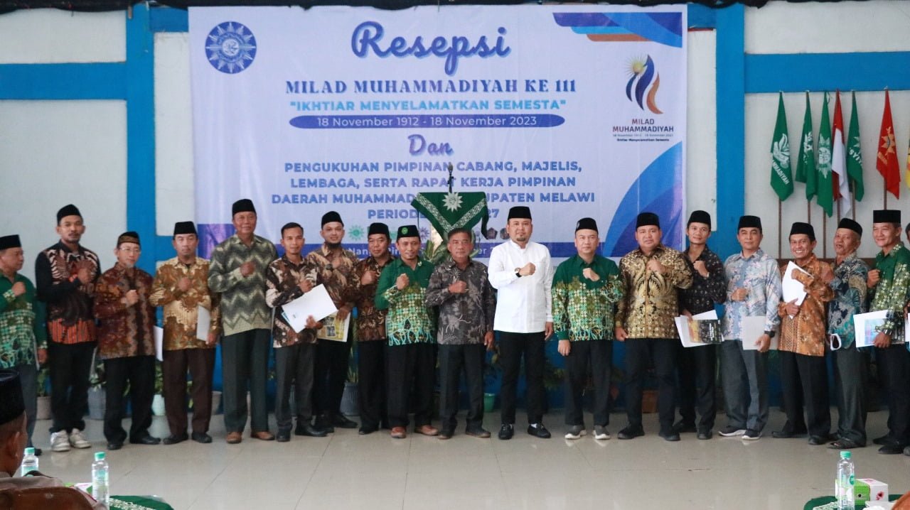 Hadiri Milad Muhammadiyah ke-111, Bupati Melawi Apresiasi Peran Muhammadiyah di Melawi
