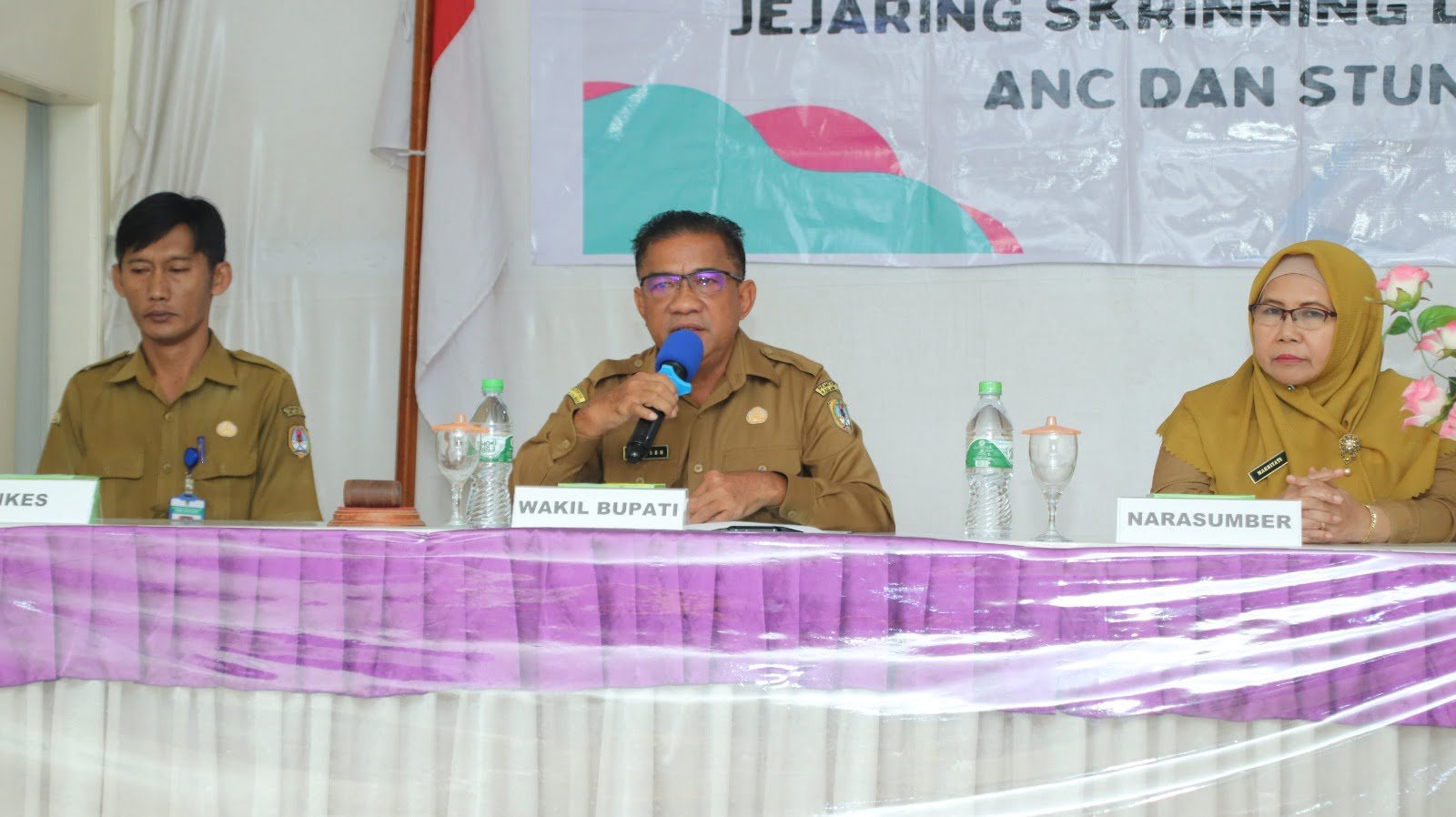 Wakil Bupati Buka Rapat Pembentukan dan Evaluasi Jejaring Skrinning Layak Hamil, ANC dan Stunting
