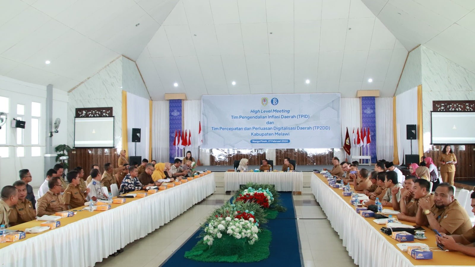 Pemkab Melawi dan Bank Indonesia Perwakilan Kalimantan Barat Gelar High Level Meeting TP2DD dan TPID Tahun 2024