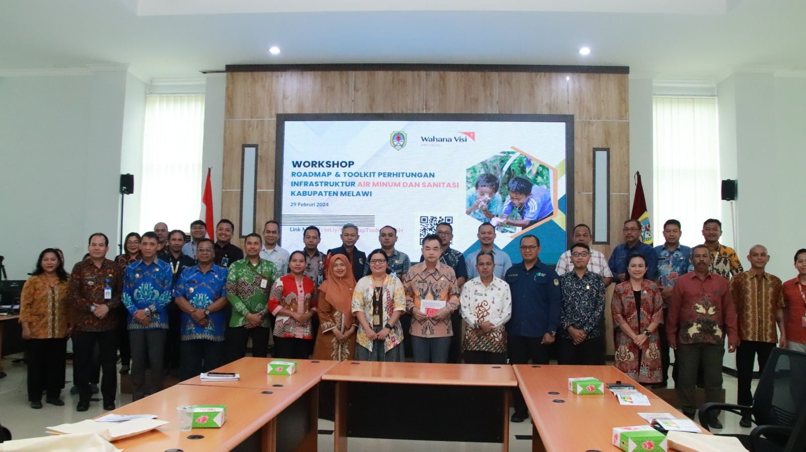 Sekda Melawi Membuka Kegiatan Workshop Roadmap Pembiayaan dan Launching Toolkit Perhitungan Infrastruktur Air Minum dan Sanitasi di Kabupaten Melawi