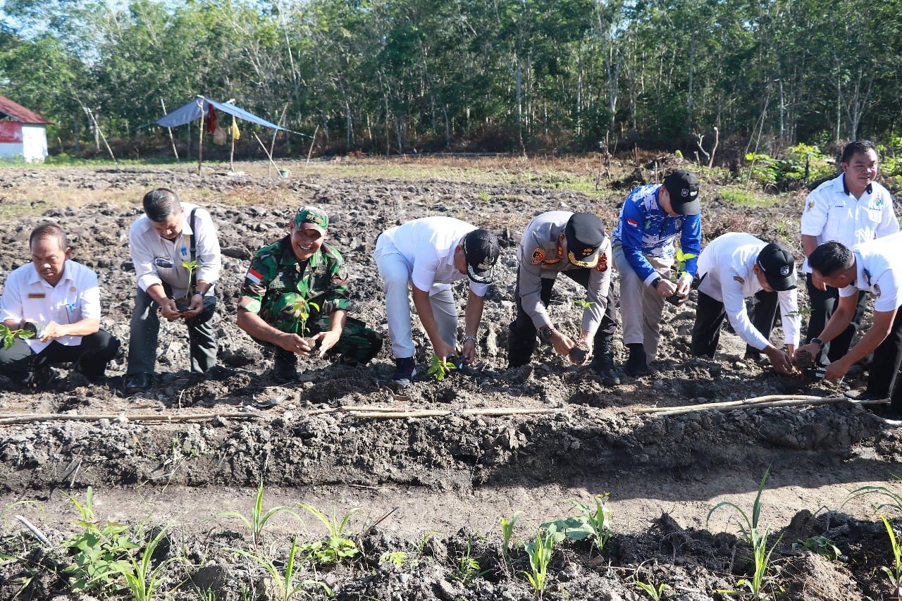 Pemkab Melawi Siapkan Langkah Strategis Tekan Inflasi Melalui Pencanangan Gerakan Tanam