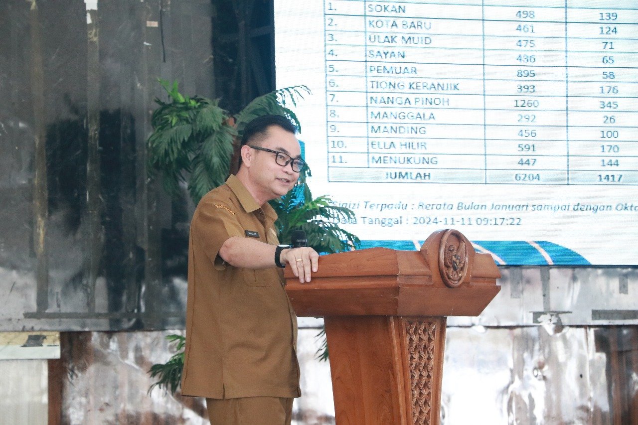 Sekda Melawi Buka Kegiatan Pengukuran dan Publikasi Stunting Aksi 7