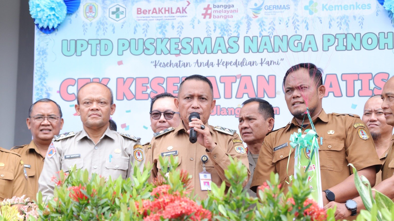 Pemkab Melawi Launching Pemeriksaan Kesehatan Gratis Bagi Masyarakat Yang Berulang Tahun
