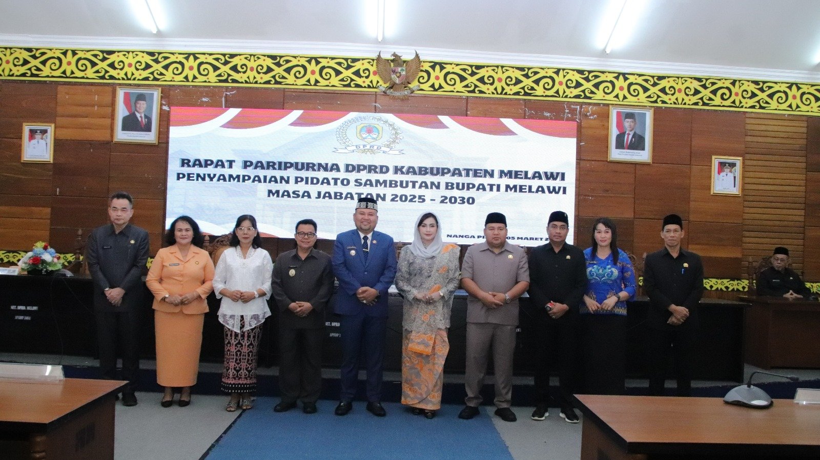 Bupati Melawi Sampaikan Pidato Perdana dalam Rapat Paripurna DPRD